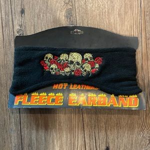 Unisex Hot Leathers Skull Fleece Earband